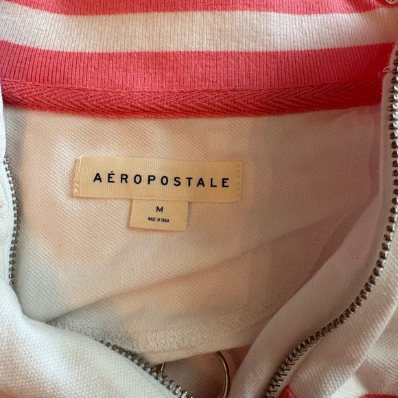 Aeropostale NWT Pink White Colorblock Polo Golf Dress Short Sleeve Casual Medium - Picture 4 of 8
